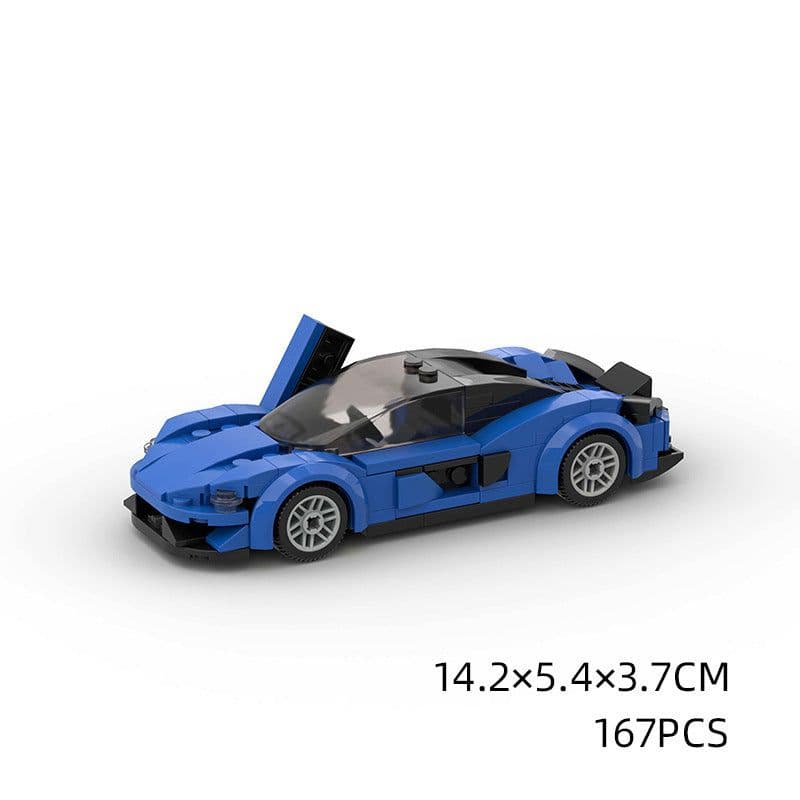 image-Children's Toys Car Model Sports Car And Small Particle Building Blocks MOC Educational Toys