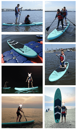 image-Paddleboard Standing Paddleboard Beginner Surfboard Water Ski Inflatable Paddle Board