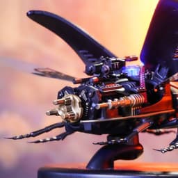 image-Robotime Rokr The Storm Beetle DIY Moveable Mechanic Organism 3D Puzzle Series Steampunk Design Funny Toys For Kids Child