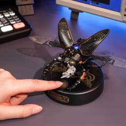 image-Robotime Rokr The Storm Beetle DIY Moveable Mechanic Organism 3D Puzzle Series Steampunk Design Funny Toys For Kids Child