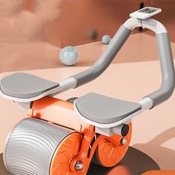 image-Beginner's Automatic Rebound Belly Wheel Fitness Equipment