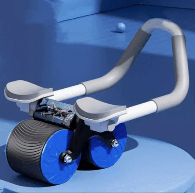 image-Beginner's Automatic Rebound Belly Wheel Fitness Equipment