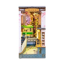image-Robotime Rolife Book Nooks Series Stories In Books 4 Kinds DIY Wooden Miniature House Furniture Sakura Densya TGB01 Dropshipping