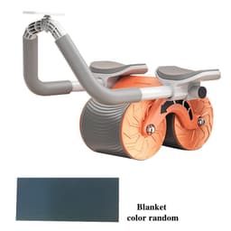 image-Male And Female Household 2 In 1 Exercise Belly Wheel Indoor Fitness Sports