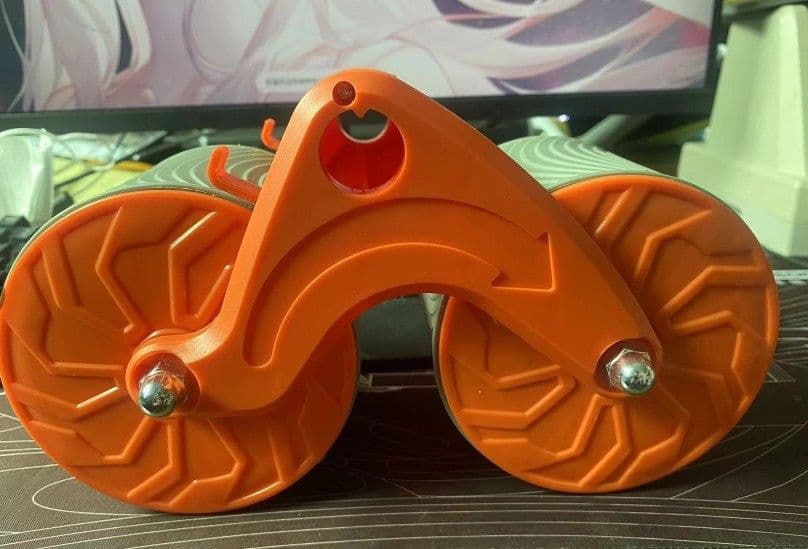 image-Male And Female Household 2 In 1 Exercise Belly Wheel Indoor Fitness Sports
