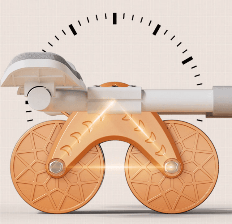 image-Male And Female Household 2 In 1 Exercise Belly Wheel Indoor Fitness Sports