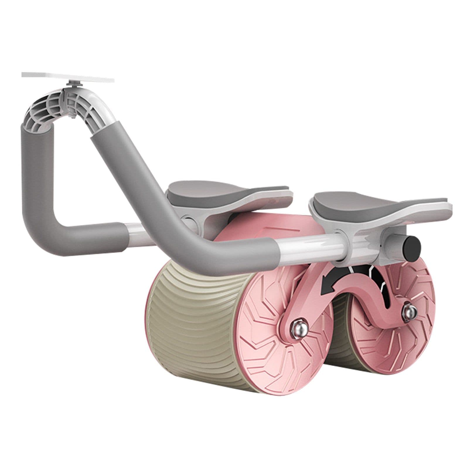 image-Male And Female Household 2 In 1 Exercise Belly Wheel Indoor Fitness Sports