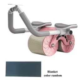 image-Male And Female Household 2 In 1 Exercise Belly Wheel Indoor Fitness Sports