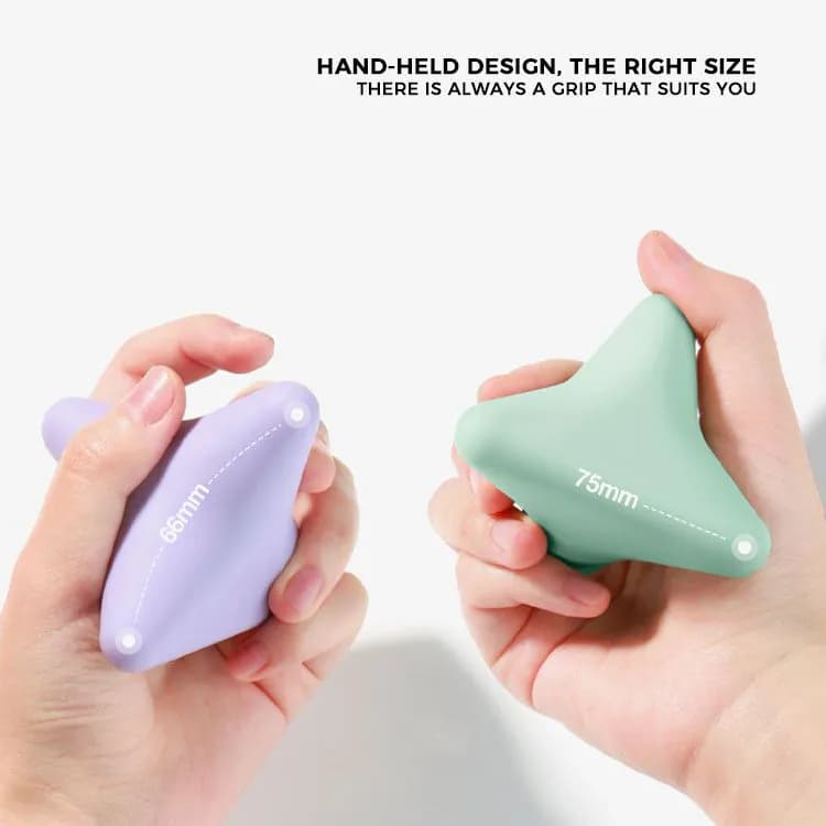 image-Silicon Massage Cone Triangular Relax Apparatus Ball Psoas Muscle Release Thoracic Spine Back Neck Scapula Foot Yoga Apparatus