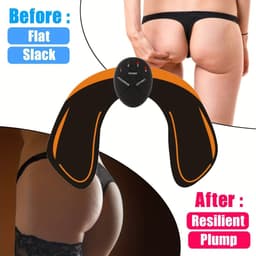 image-Hip Trainer, Buttock Lift Massage Device Smart Fitness Exercise Gear Home Office, Portable U-Shape Butt Lifting Workout Equipment Gifts For Women