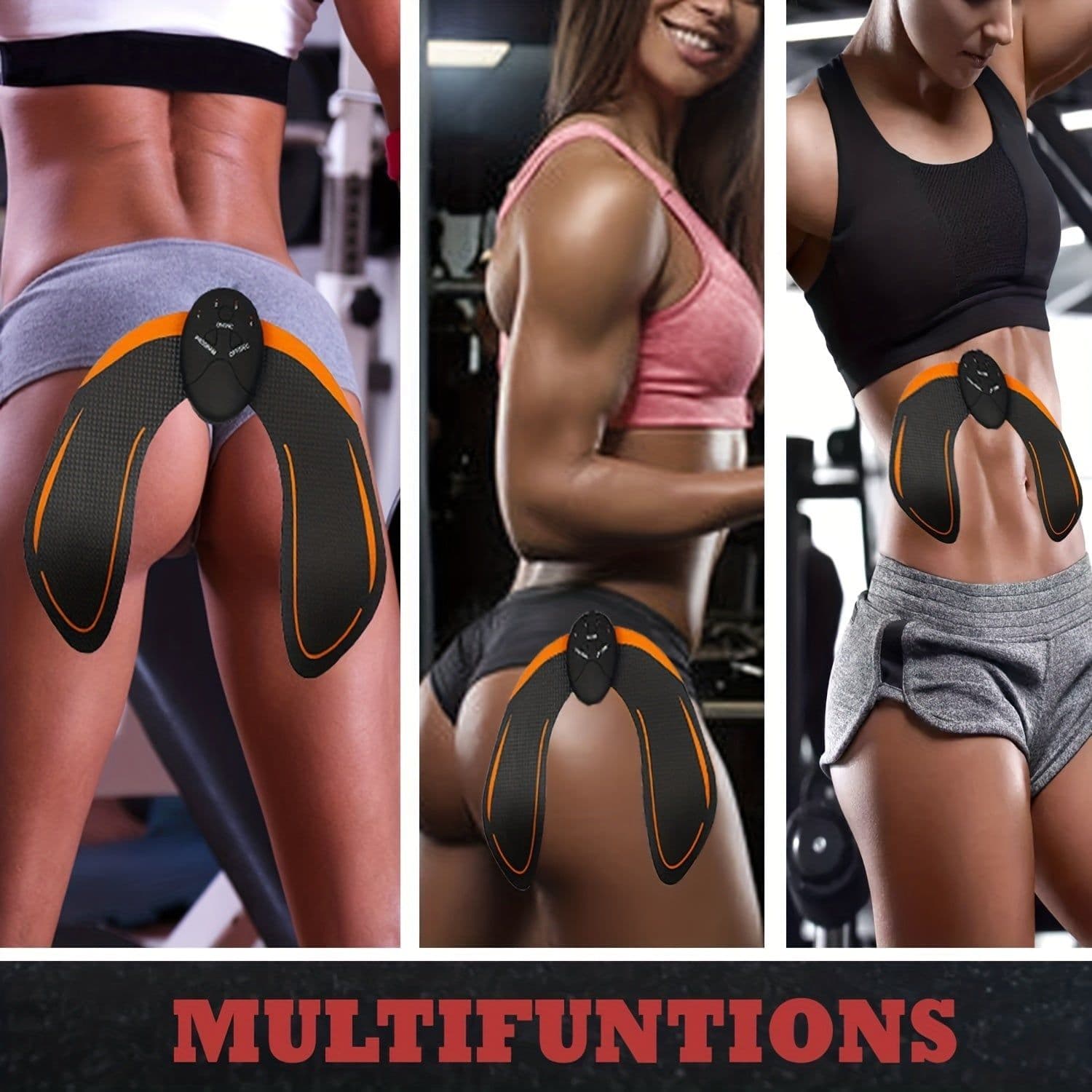 image-Hip Trainer, Buttock Lift Massage Device Smart Fitness Exercise Gear Home Office, Portable U-Shape Butt Lifting Workout Equipment Gifts For Women