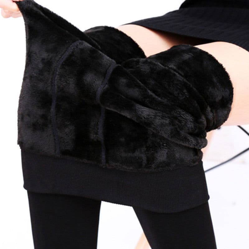 image-Strong Pressure Stovepipe Socks Plus Velvet Thickened Women's Pantyhose