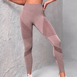 image-High Waist Seamless Yoga Pants Women's Solid Color Dot Striped Print Butt Lifting Leggings Fitness Running Sport Gym Legging Outfits