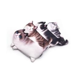 image-Cute Cat Makeup Case Travel Organizer Cosmetic Bags Neceser Toiletry Cosmetic Pencil Case 3D Printing Storage Pouch Gifts