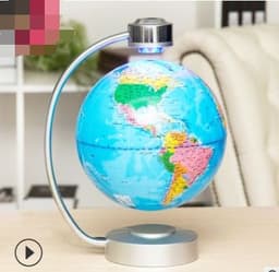 image-8 inch globe magnetic suspension office decoration company gift novelty creative birthday gift
