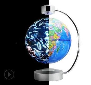 image-8 inch globe magnetic suspension office decoration company gift novelty creative birthday gift