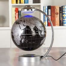 image-8 inch globe magnetic suspension office decoration company gift novelty creative birthday gift