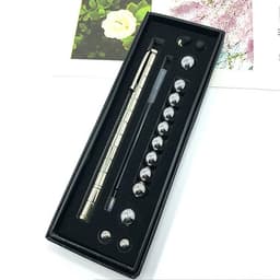 image-Stress Reducer Relief Toys Gift Box funny black golden kits Fidget magnetic polar pen with stylus ball pen