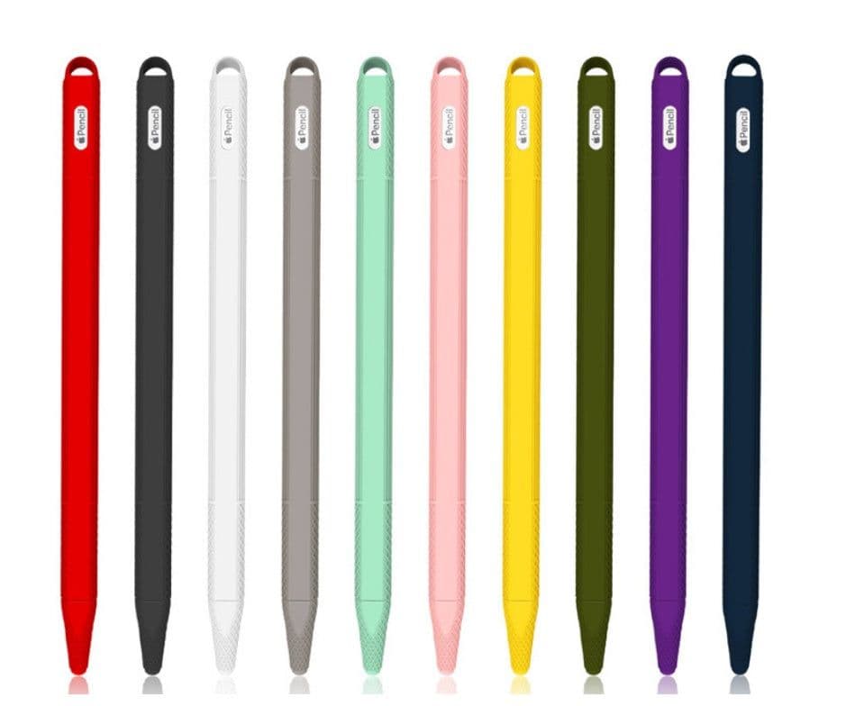 image-Touch Pen Set Pencil Silicone Touch Pen Set Stylus Storage Protective Cover Pencil Set