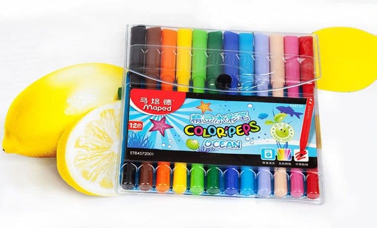 image-Elf watercolor pen bag 12 colors
