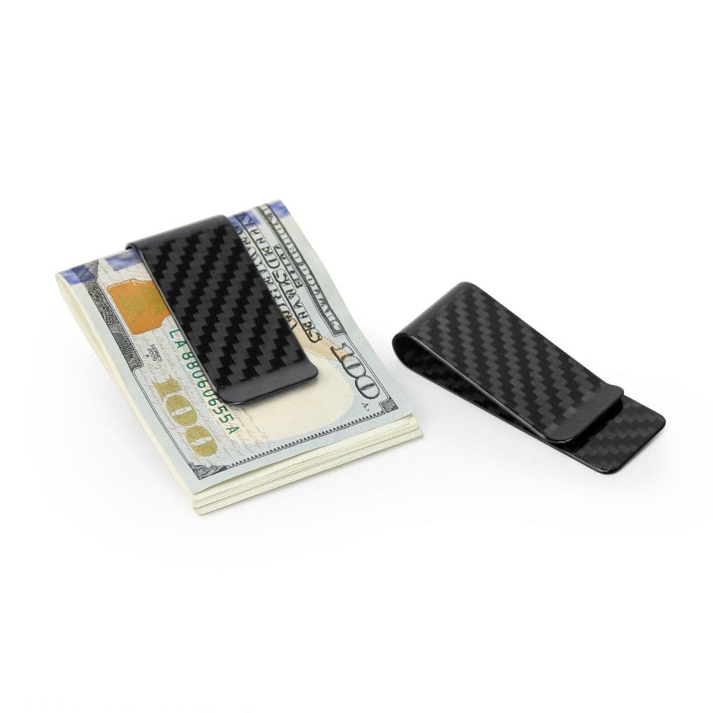 image-Minimalist Genuine Carbon Fiber Money Clips