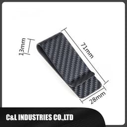 image-Minimalist Genuine Carbon Fiber Money Clips