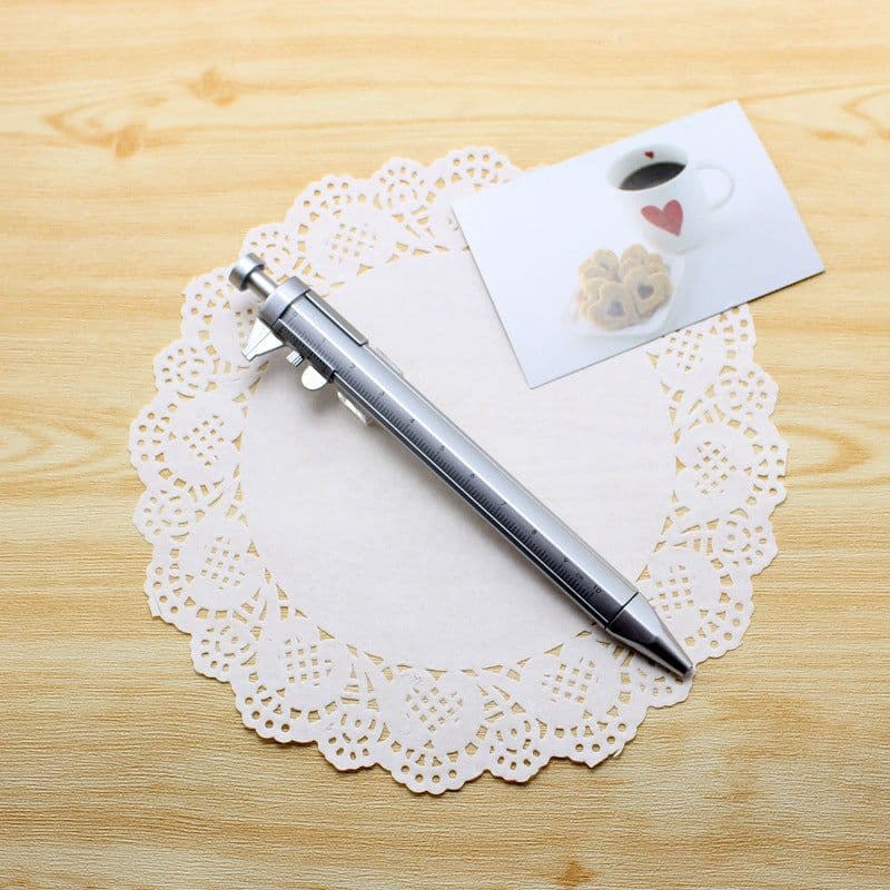 image-Multifunction Gel Ink Pen Vernier Caliper Roller Ball Pen