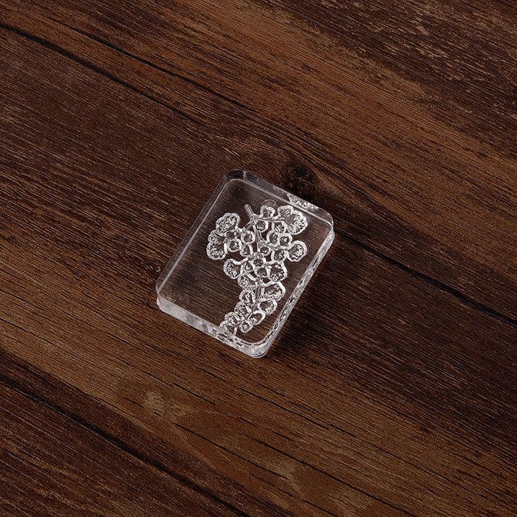 image-Transparent acrylic hand account seal