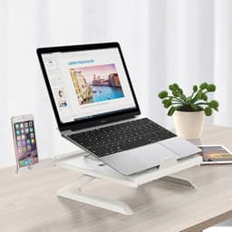 image-New Laptop Stand Multifunctional Folding Lift Portable Laptop Stand Monitor Increase Rack Aluminum Alloy Base