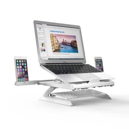 image-New Laptop Stand Multifunctional Folding Lift Portable Laptop Stand Monitor Increase Rack Aluminum Alloy Base