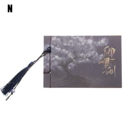 image-A blank notebook with tassels
