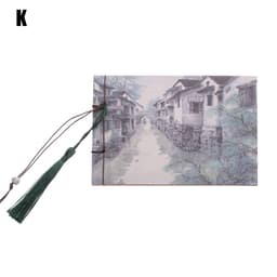 image-A blank notebook with tassels
