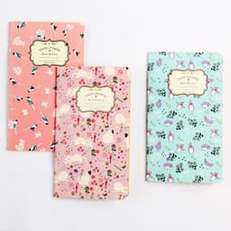 image-A blank notebook with tassels