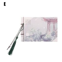 image-A blank notebook with tassels