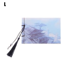 image-A blank notebook with tassels