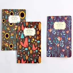 image-A blank notebook with tassels