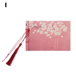 image-A blank notebook with tassels