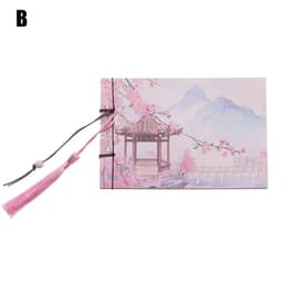 image-A blank notebook with tassels
