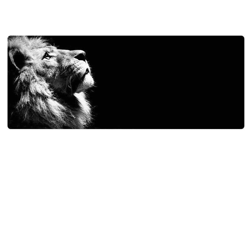 image-Gaming keyboard pad pure black table mat