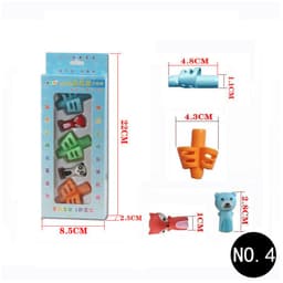 image-Correct student writing posture cartoon children stationery pen holder