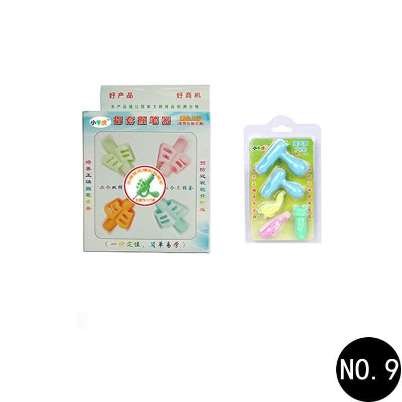 image-Correct student writing posture cartoon children stationery pen holder