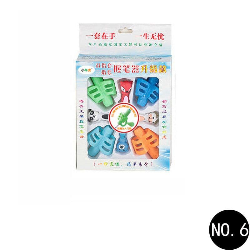 image-Correct student writing posture cartoon children stationery pen holder