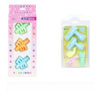 image-Correct student writing posture cartoon children stationery pen holder