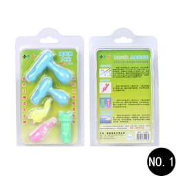 image-Correct student writing posture cartoon children stationery pen holder