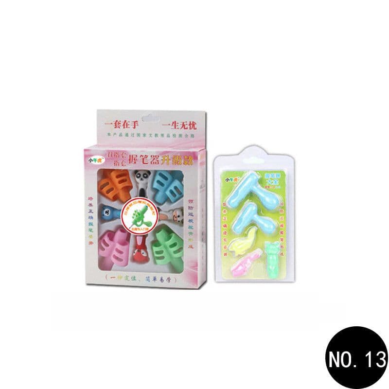 image-Correct student writing posture cartoon children stationery pen holder