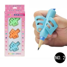 image-Correct student writing posture cartoon children stationery pen holder