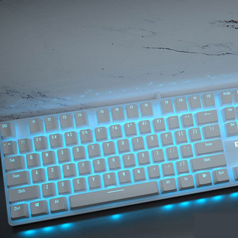 image-Girly pink mechanical keyboard 104 keys green axis black axis red axis wired