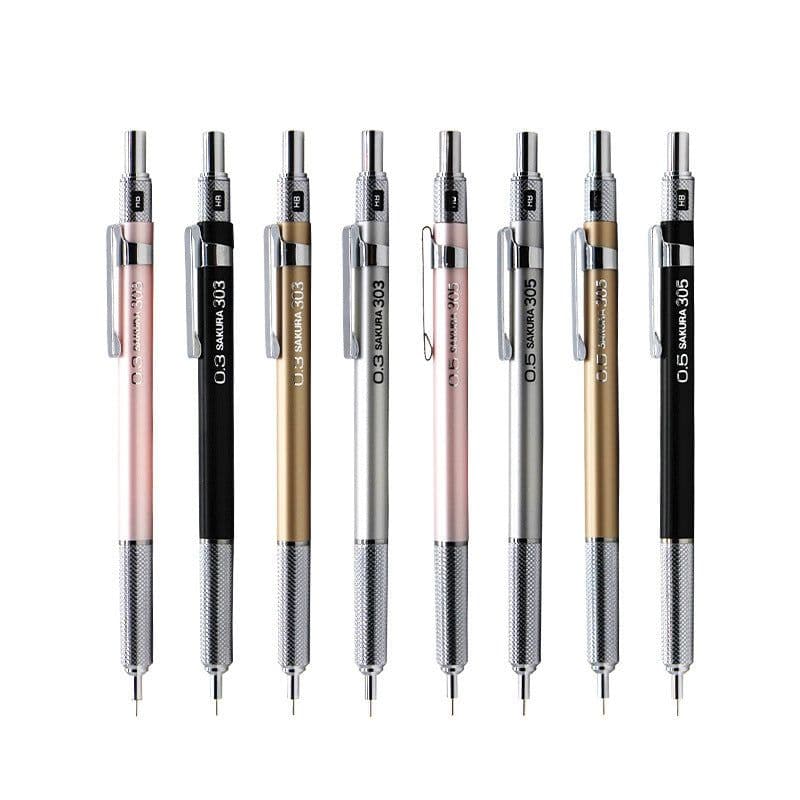 image-Japanese cherry mechanical pencil 0.5/0.3mm metal rod