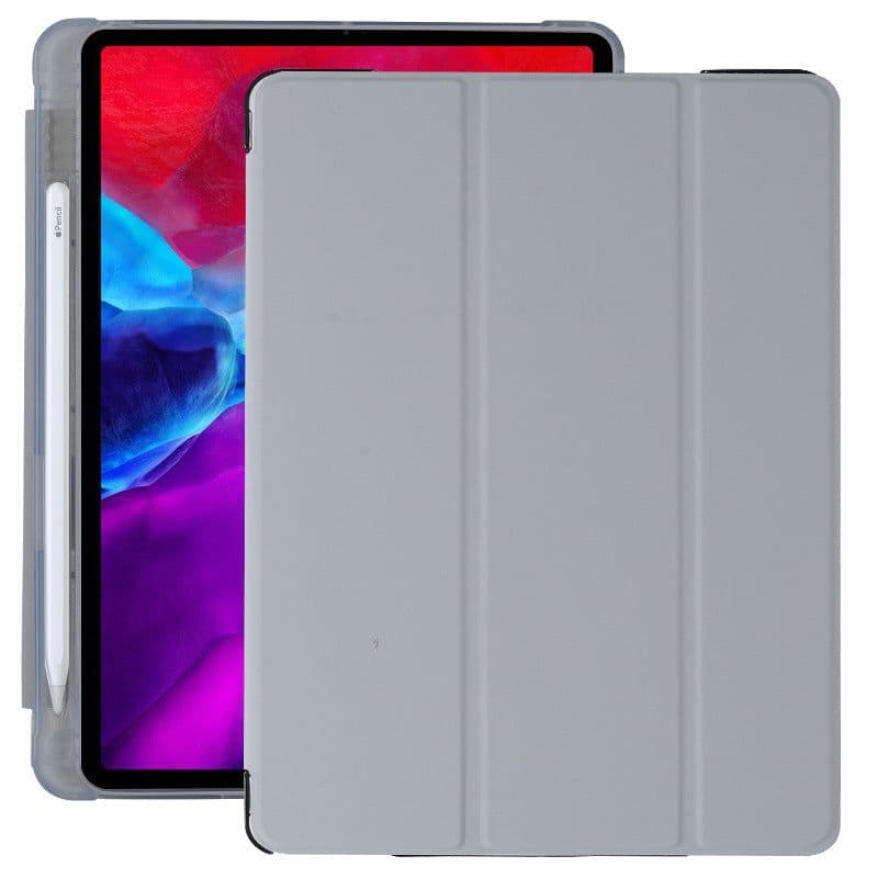 image-Compatible with Apple, Suitable for ipad10.9 protective cover pro10.5 with pen slot mini dormant leather case TPU airbag air4 soft shell
