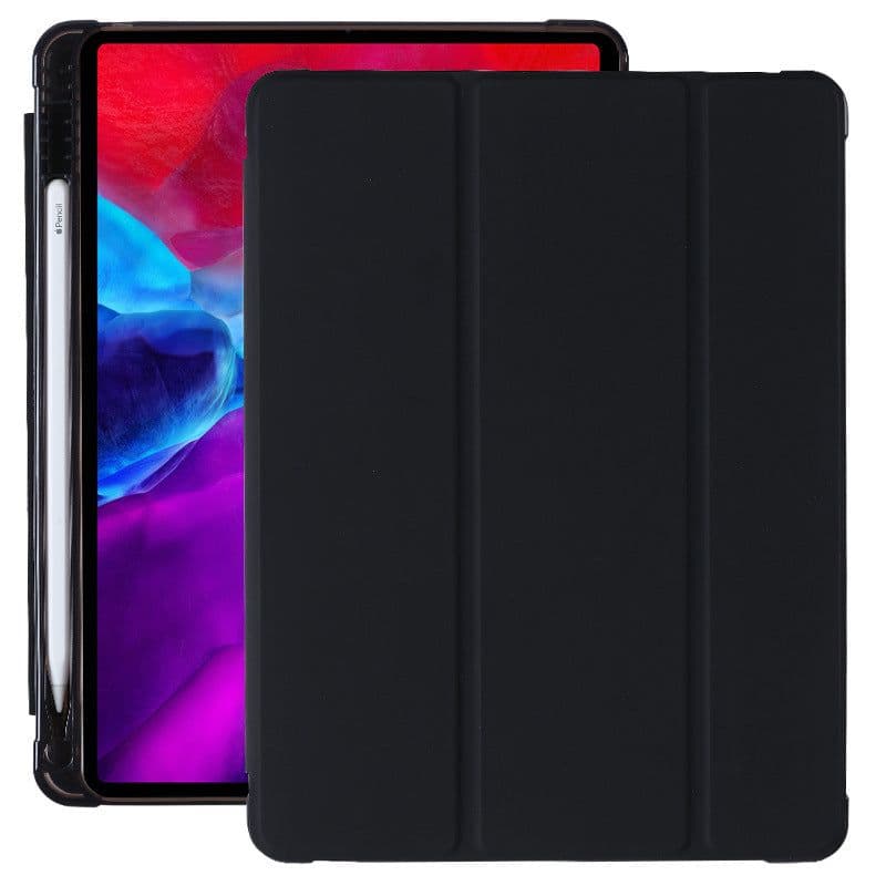 image-Compatible with Apple, Suitable for ipad10.9 protective cover pro10.5 with pen slot mini dormant leather case TPU airbag air4 soft shell